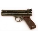 Boxed Webley Premier .22 cal air pistol