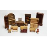 Doll's house furniture.