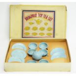 B.M.W. Ltd., London: a Broadway toy tea set; and Who Killed Cock Robin tea set.