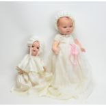 Armand Marseille, Germany: a bisque head doll 'No. 542'; and another doll 'H.W. 102/50'.