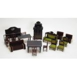 Doll's house furniture.
