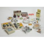 Crescent Toys: doll's pots and pans; tea sets; and other doll's accessories.