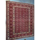 An antique Belouch rug