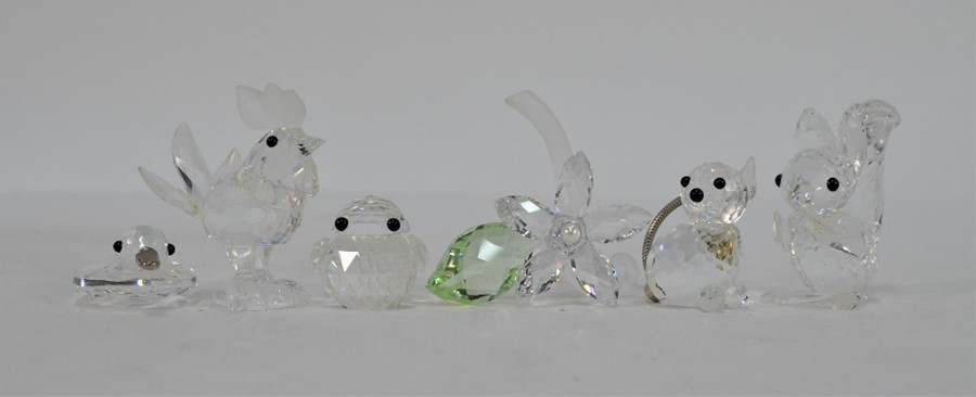 Six Swarovski crystal models - Image 2 of 4