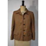 Lady's Aquascutum wool brown/oatmeal herringbone jacket and other jackets