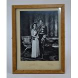 A 1974 signed photograph of Queen Elizabeth and Prince Philip