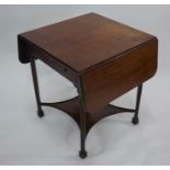 A George III mahogany drop leaf table