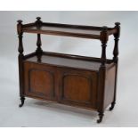 A Victorian mahogany two tier buffet