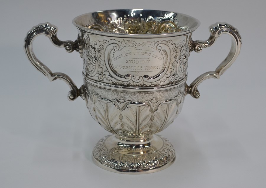 A George II silver loving cup