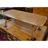 Ercol light elm coffee table