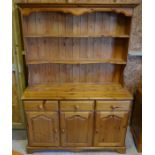 A Ducal style pine dresser