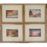 A set of four limited edition prints of landscapes, pencil signed (4)