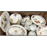 A quantity of Royal Worcester Evesham including oven-to-table wares