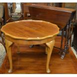 An old Sutherland table to/w a circular coffee table (2)