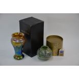 Two Studio Glass vases