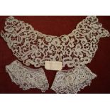 A collection of 19th century lace and other lace