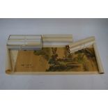 A collection of eight Chinese watercolour scroll paintings, 20th century