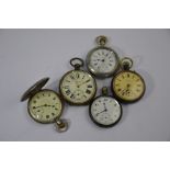 Five pocket watches