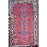 An old Persian Hamadan rug