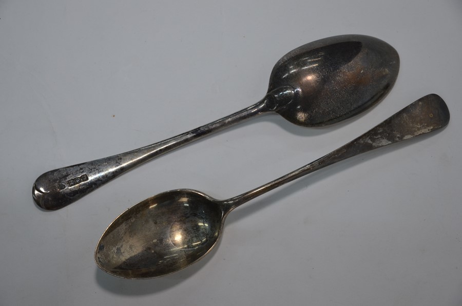 Two OEP silver table spoons etc. - Image 3 of 4