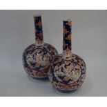 A matched pair of Japanese Imari vases, Meiji period (1868-1912)