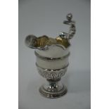 A good quality silver cream jug