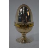 WITHDRAWN David Rhys Mills - silver and parcel gilt 'Surprise' Easter egg, 2004