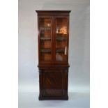 Victorian mahogany library bookcase