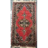 An old Persian Saruk small rug