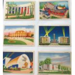 USA Linen Postcards 1931-55 - approximately 400 - Expositions, World's Fairs and Transport