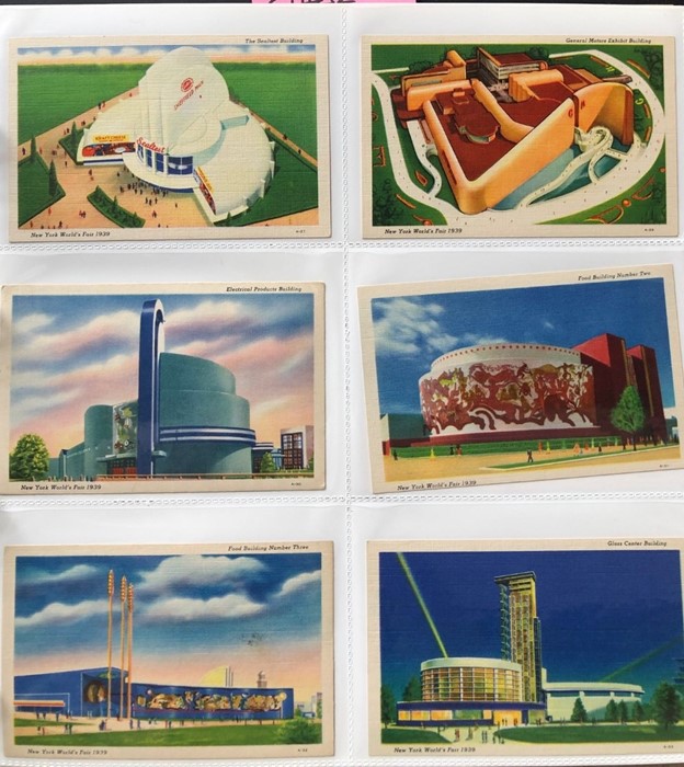 USA Linen Postcards 1931-55 - approximately 400 - Expositions, World's Fairs and Transport - Image 2 of 8