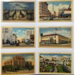 USA postcards: two albums 1931-55 - California