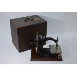 A Willcox & Gibbs 1883 patent sewing machine