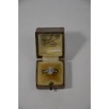 An Art Deco diamond set ring