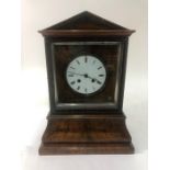 A 19th century eight-day mahogany cased mantel clock