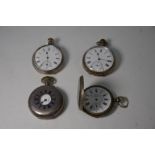 Four pocket watches