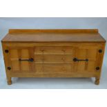 Robert Thompson, a 'Mouseman' golden oak sideboard