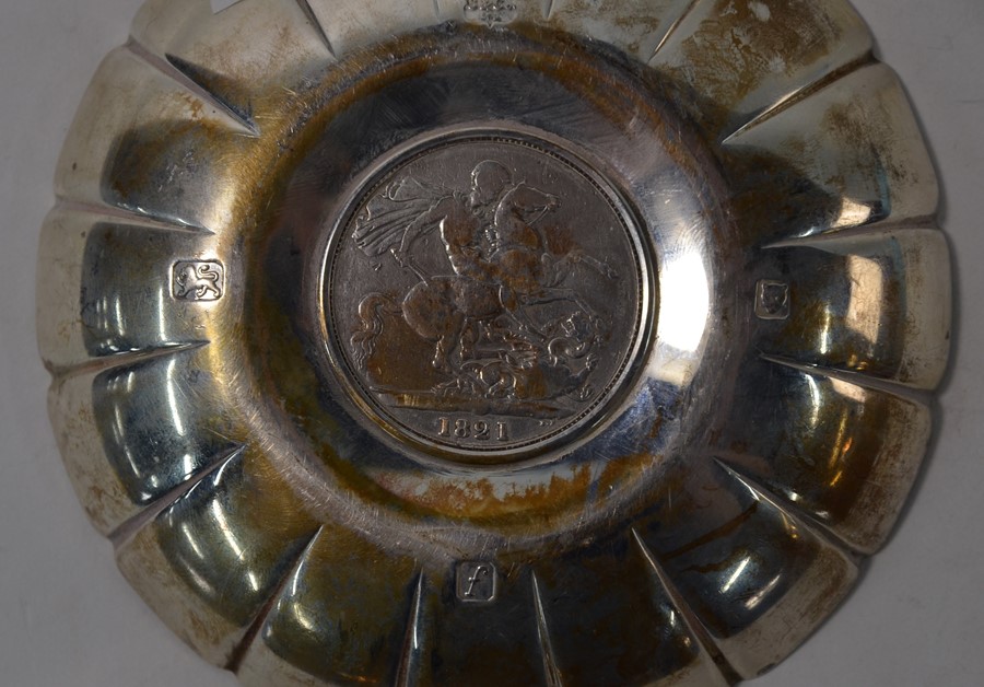 Four silver bowls and a cream jug - Image 5 of 5