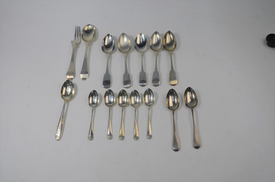 A quantity of silver flatware - Image 2 of 2