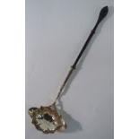 A George II silver punch ladle