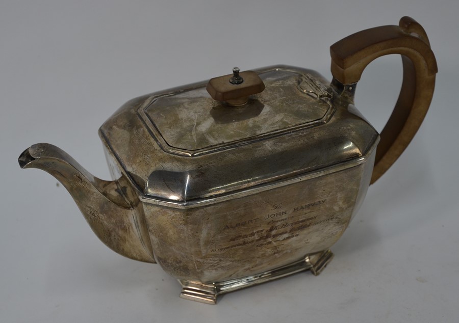 Scottish silver teapot