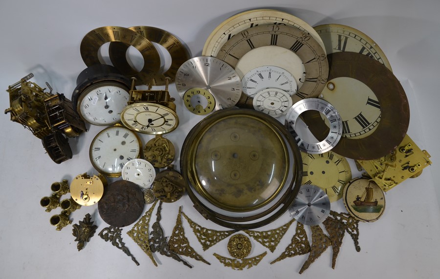 A collection of antique and later clock movements - Image 2 of 10