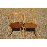 Four Ercol Windsor dining chairs