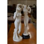 Two classical female composite sculptures (2)One figure restored