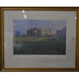 Alfred Dunhill Cup St Andrews, ltd ed 150/500 print, with signatures