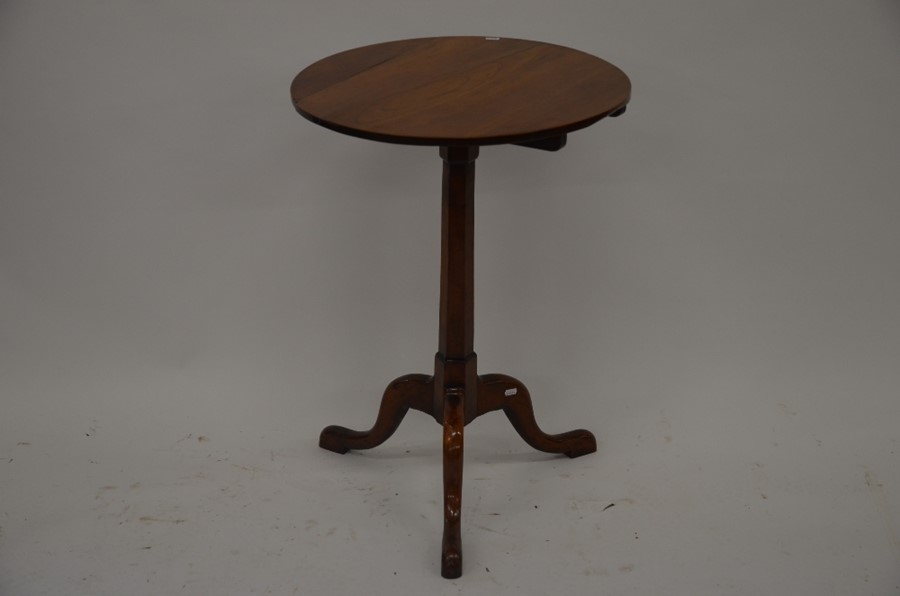 A Victorian fruit-wood occasional table