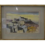 Ray Evans - Portland Bill, watercolour, signed and dated '68, 30 x 45 cm