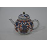 An 18th century Chinese export Imari teapot, Kangxi period