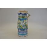 A 19th century Continental majolica jug