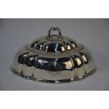 A Victorian silver meat dome